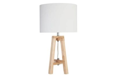 Heart of House Ketton Wood Quad Table Lamp - Natural.